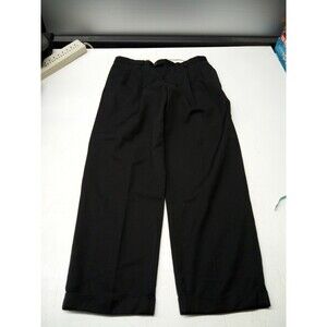 Woolmark Dress Pants Men's Black Size 34 X 30 Dry Clean Only